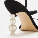 Sophia Webster Women's Rosalind Pearl Mid Heeled Sandals - Black/Pearl - UK 3