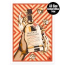 Monkey Shoulder Blended Malt Scotch Whisky Duo with #1 Limited Edition Art Print