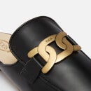 Tod's Women's Leather Slide Loafers - Black - UK 8