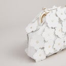 Ted Baker Floriah Floral-Appliquéd Leather Clutch Bag