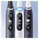 Oral-B iO8 Duo Pack White & Violet Electric Toothbrush with Zipper Case