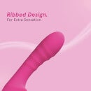 So Divine Pash Ribbed Vibrator Pink