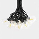 Falmouth USB Solar Festoon Lights set of 25 glass bulbs Homebase
