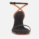 Heron Preston Women's Bubble-Level Ankle Strap Sandals - Black - IT 36/UK 3