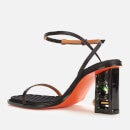 Heron Preston Women's Bubble-Level Ankle Strap Sandals - Black - IT 36/UK 3