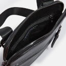 Armani Exchange Leather Messenger Bag