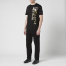 Armani Exchange Men's Diagonal Gold Ax T-Shirt - Black - S