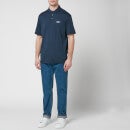 Armani Exchange Men's Small Blocks AX Polo Shirt - Navy Blazer - S