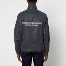 Armani Exchange Men's Reflective Jacket - Black Reflective/White - S