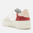 Axel Arigato Women's Orbit Leather/Suede Trainers - White/Red/Dusty Pink