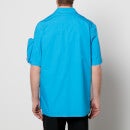 AMBUSH Men's Cotton Pocket Short Sleeve Shirt - Blue - 46/S