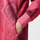 KENZO Women's Print Hoodie Dress - Deep Fuschia