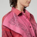 KENZO Women's Printed Boxy Shirt - Deep Fuschia