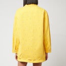 KENZO Women's Printed Denim Shirt - Golden Yellow - UK 6