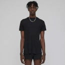Semi Sheer Set (T-Shirt & Shorts) - Black
