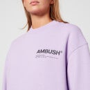 AMBUSH Women's Workshop Sweatshirt - Lavender - XS