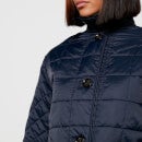 Barbour X Alexa Chung Women's Hilda Quiltted Jacket - Navy - UK 6