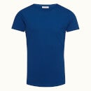 Ob-T 테일러드 핏 크루넥 티셔츠 블루