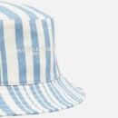 Maison Kitsuné Men's Bucket Hat - Sky Blue Stripes