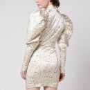 ROTATE Birger Christensen Women's Kim Dress - White Sand - DK 32/UK 6