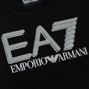 EA7 Boys' Train Visibility Large Logo T-Shirt - Black - 12 Years