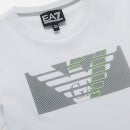 EA7 Boys' Train Graphic Series Eagle T-Shirt - White - 4 Years