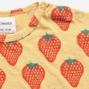 BoBo Choses Baby Strawberry All Over Short Sleeve Tshirt - 3-6 months