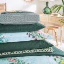 Ted Baker T Quilted Cushion - 60x40cm - Forest