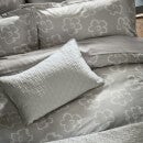 Ted Baker T Quilted Cushion - 60x40cm - Silver