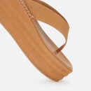 Free People Women's Haven Toe Post Flatform Sandals - Tan - UK 4