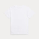 Ralph Lauren Boys Short Sleeve Multi Logo T-Shirt - White