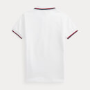 Ralph Lauren Boys' Short Sleeve Polo Shirt - White - 5 Years