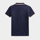 Ralph Lauren Boys' Short Sleeve Polo Shirt - Newport Navy - - 6 Years