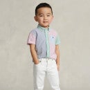 Ralph Lauren Boys Short Sleeve Sport Shirt - Stripe Funshirt - 5 Years