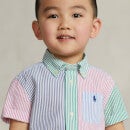 Ralph Lauren Boys Short Sleeve Sport Shirt - Stripe Funshirt - 5 Years