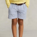 Ralph Lauren Boys Bedford Shorts - Blue/White - 4 Years