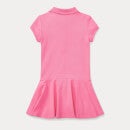 Ralph Lauren Girls Polo Dress - Baja Pink