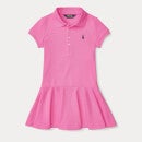 Ralph Lauren Girls Polo Dress - Baja Pink