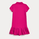 Ralph Lauren Girls Polo Dress - Aruba Pink - 6 Years