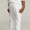 Ralph Lauren Girls' AOP Athletic Pants - White