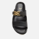 Bally Women's Emma Leather Double Strap Sandals - Black - UK 3