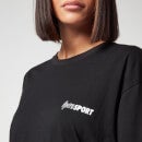 OpéraSPORT Women's Claudette Unisex Ls T-Shirt - Black - UK 8-10