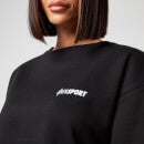 OpéraSPORT Women's Rolando Unisex Sweatshirt - Black - UK 8-10
