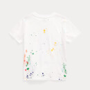 Polo Ralph Lauren Boys' Paint Splatter Bear T-Shirt - White