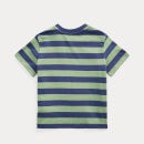 Polo Ralph Lauren Babys' Striped T-Shirt - Outback Green/Light Navy - 3-6 months