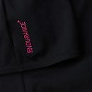 Legsuit Hyperboom con estampado de contraste lateral para mujer, Negro/Rosa