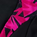 Girls' Hyperboom Splice Legsuit Black/Pink