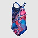 Girls' Digital Placement Medalist Swimsuit Blue/Pink