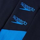 Jammer con estampado de contraste lateral de logotipo Boom para hombre, Azul marino/Azul