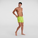 Bañador corto ajustado de 33 cm para hombre, verde